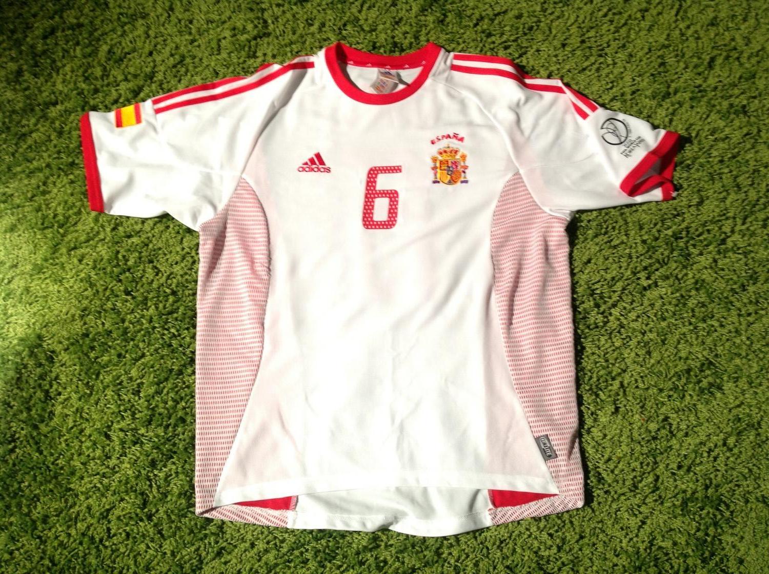 maillot équipe de espagne exterieur 2002-2004 pas cher