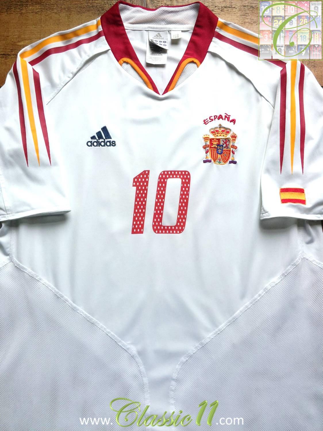 maillot équipe de espagne exterieur 2004-2006 pas cher