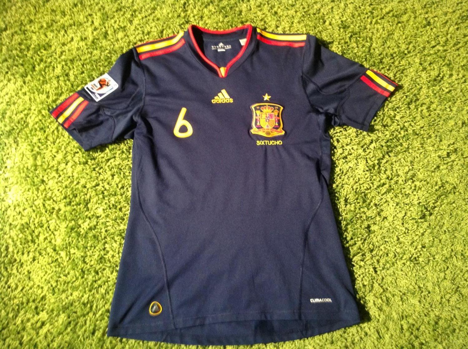 maillot équipe de espagne exterieur 2010-2012 pas cher