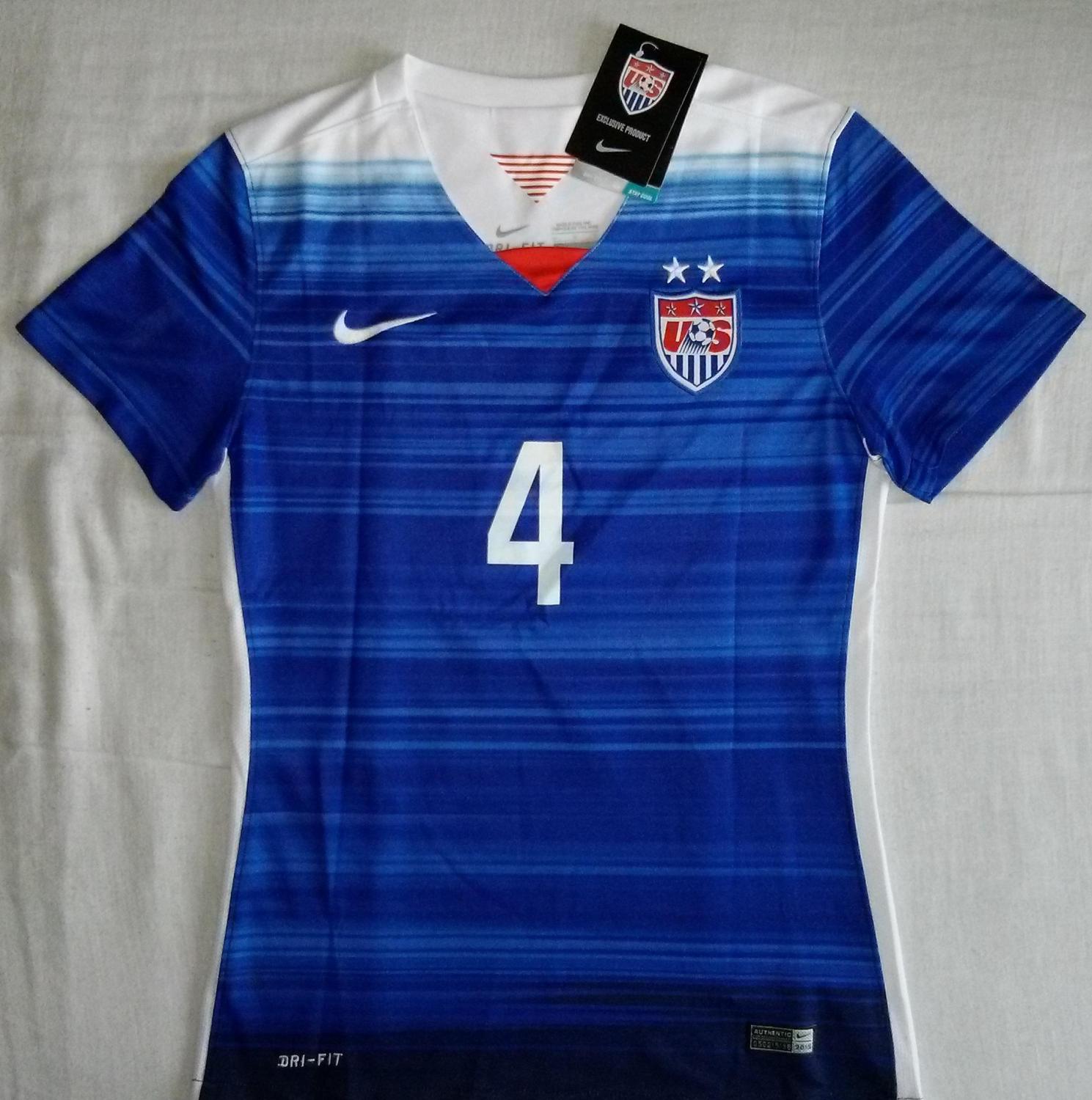 maillot équipe de états-unis exterieur 2015-2016 rétro