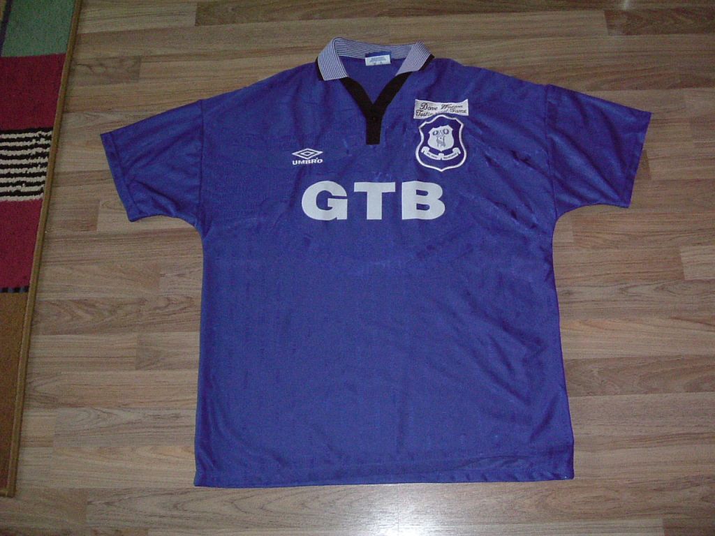 maillot équipe de everton fc particulier 1997 pas cher