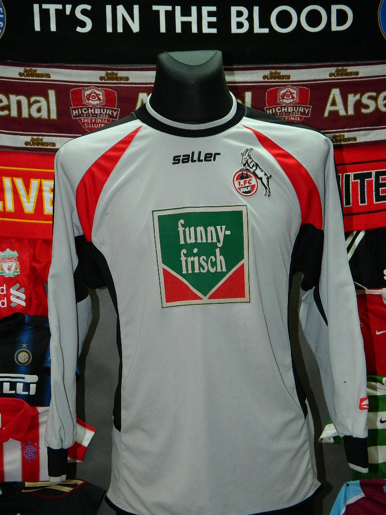 maillot équipe de fc cologne gardien 2003-2004 rétro