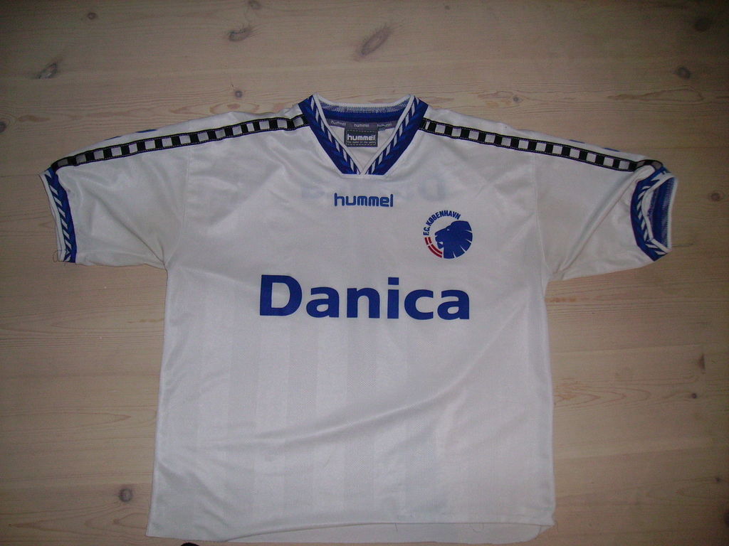 maillot équipe de fc copenhague domicile 1996-1997 rétro