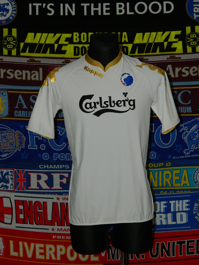 maillot équipe de fc copenhague réplique 2007-2008 rétro