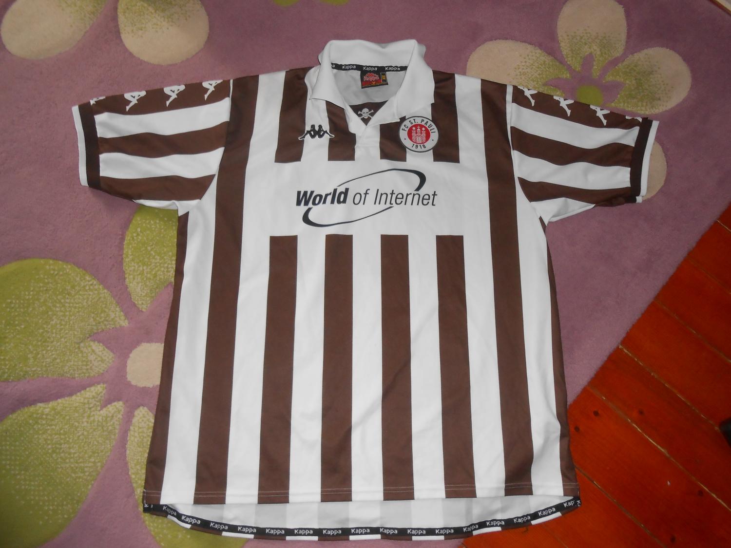 maillot équipe de fc sankt pauli domicile 2001-2002 pas cher