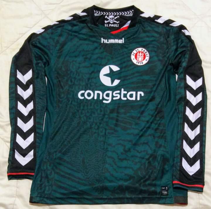 maillot équipe de fc sankt pauli gardien 2015-2016 rétro