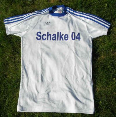 maillot équipe de fc schalke 04 exterieur 1976-1978 rétro