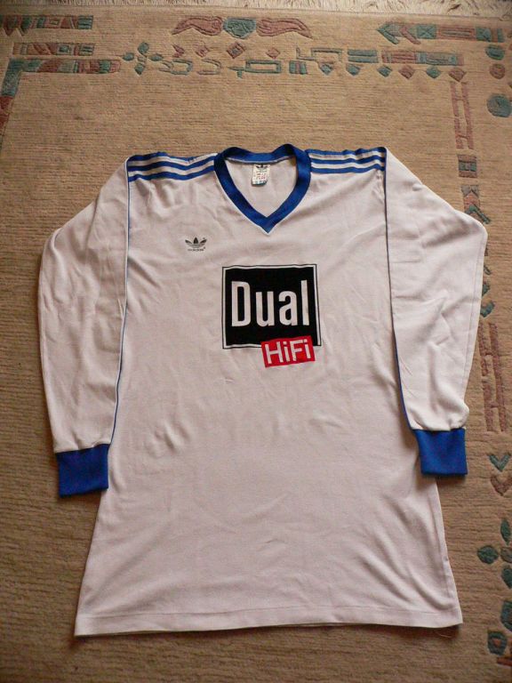 maillot équipe de fc schalke 04 exterieur 1987-1988 pas cher