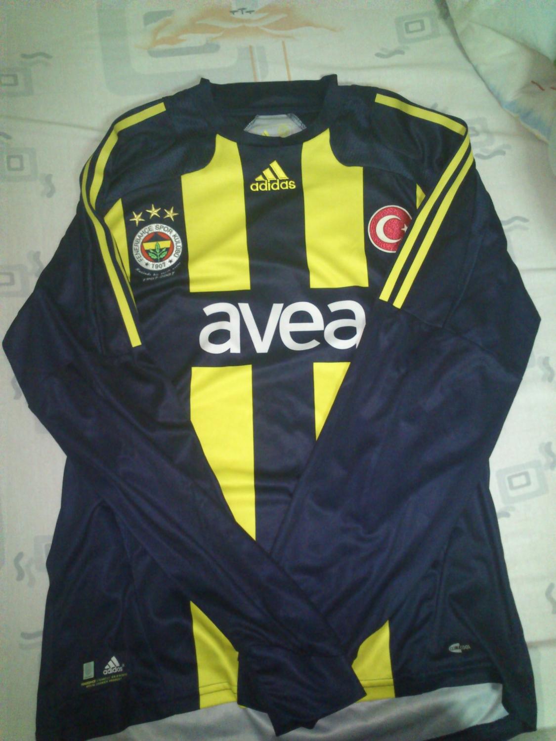 maillot équipe de fenerbahçe sk domicile 2006-2007 rétro