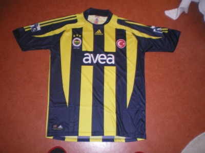 maillot équipe de fenerbahçe sk domicile 2007-2008 rétro