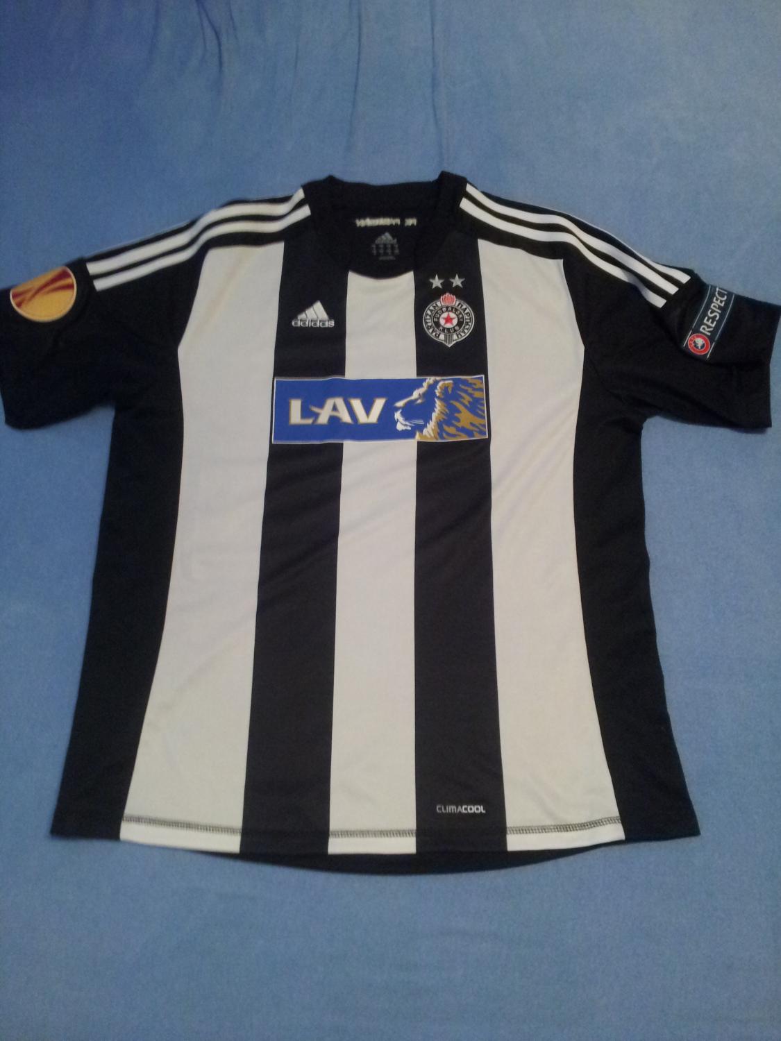 maillot équipe de fk partizan domicile 2012-2013 pas cher