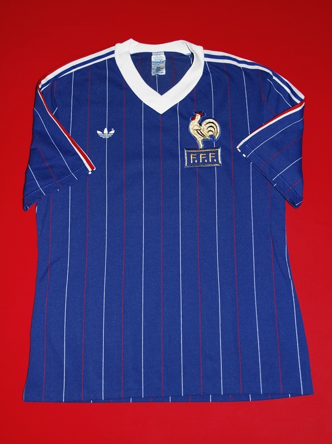 maillot équipe de france domicile 1983-1984 rétro