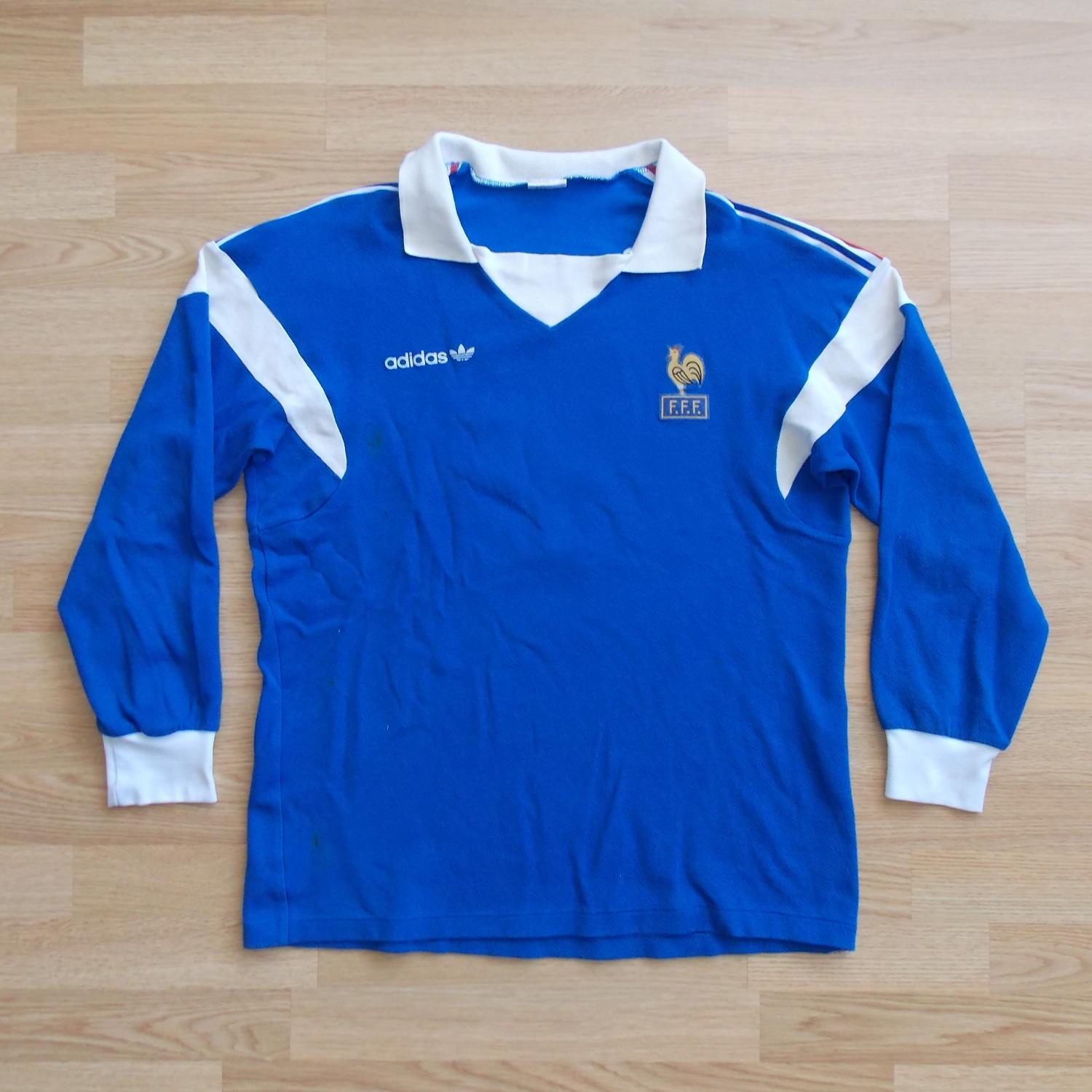 maillot équipe de france domicile 1990 rétro