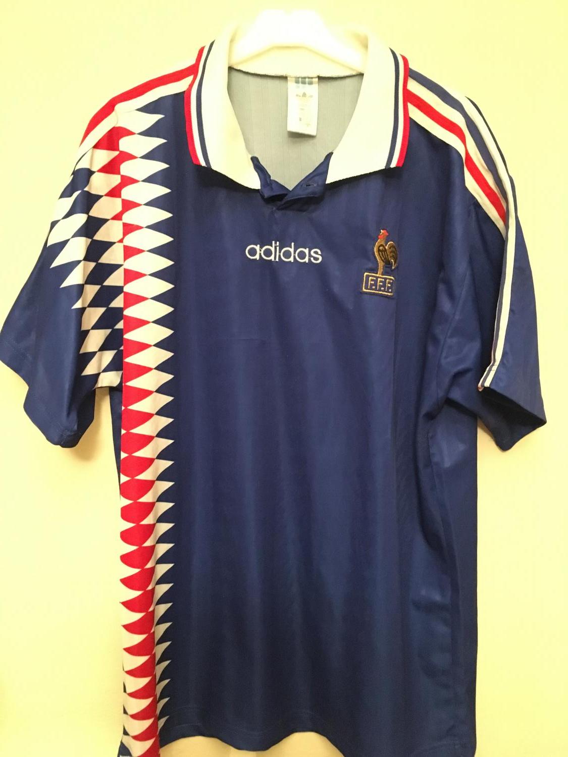 maillot équipe de france domicile 1994-1996 rétro