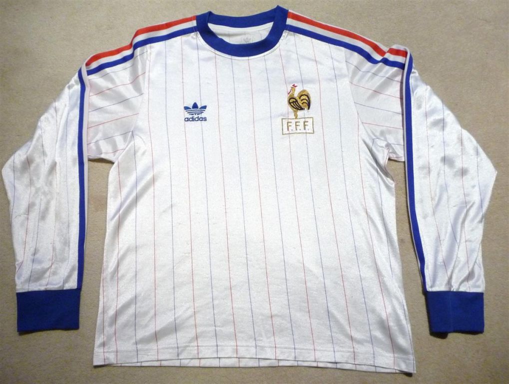 maillot équipe de france exterieur 1980-1981 rétro