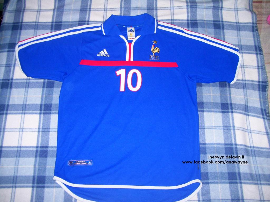 maillot équipe de france exterieur 2000-2002 pas cher