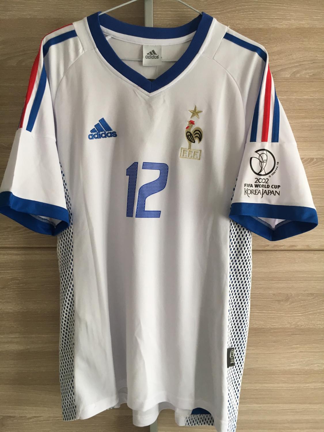 maillot équipe de france exterieur 2002-2004 pas cher