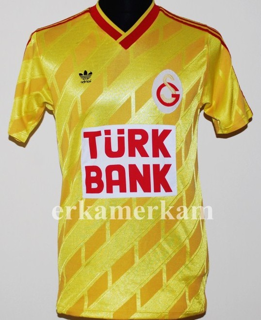 maillot équipe de galatasaray exterieur 1989-1990 pas cher