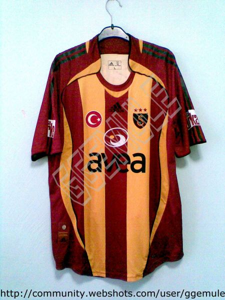 maillot équipe de galatasaray exterieur 2006-2007 rétro