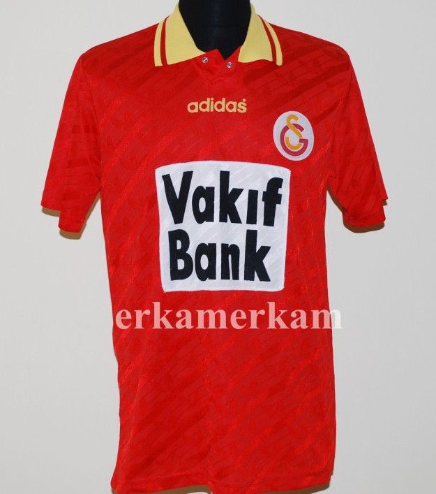 maillot équipe de galatasaray réplique 1995-1996 pas cher