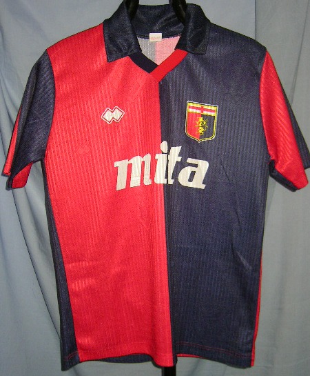 maillot équipe de genoa cfc domicile 1990-1991 pas cher