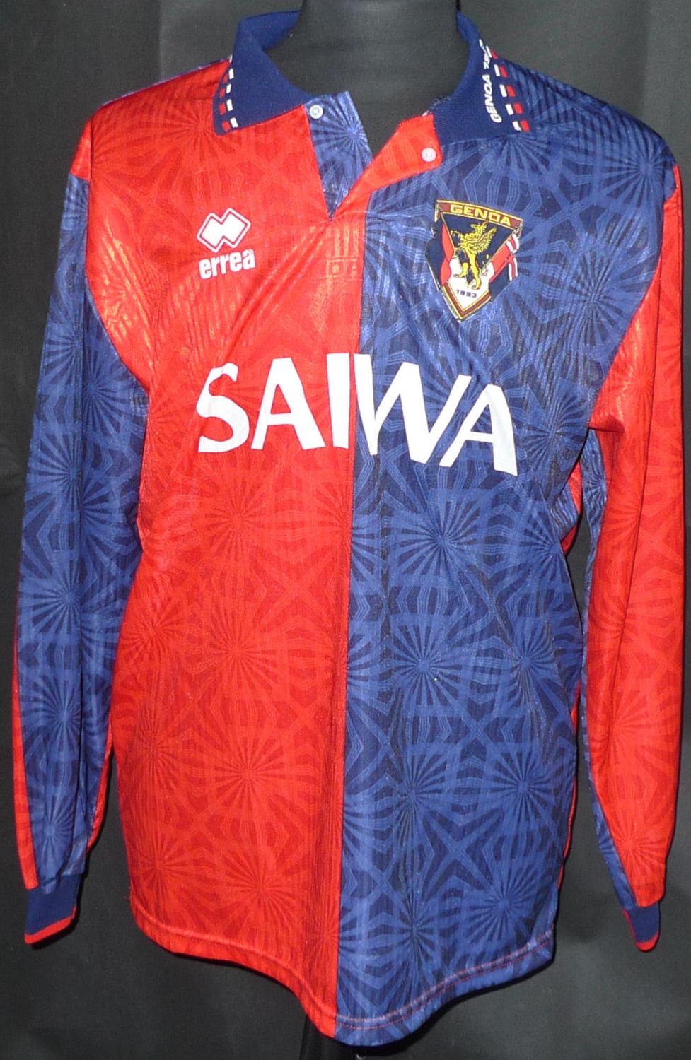 maillot équipe de genoa cfc domicile 1993-1994 pas cher