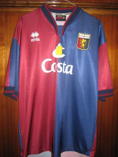 maillot équipe de genoa cfc domicile 2004-2005 pas cher