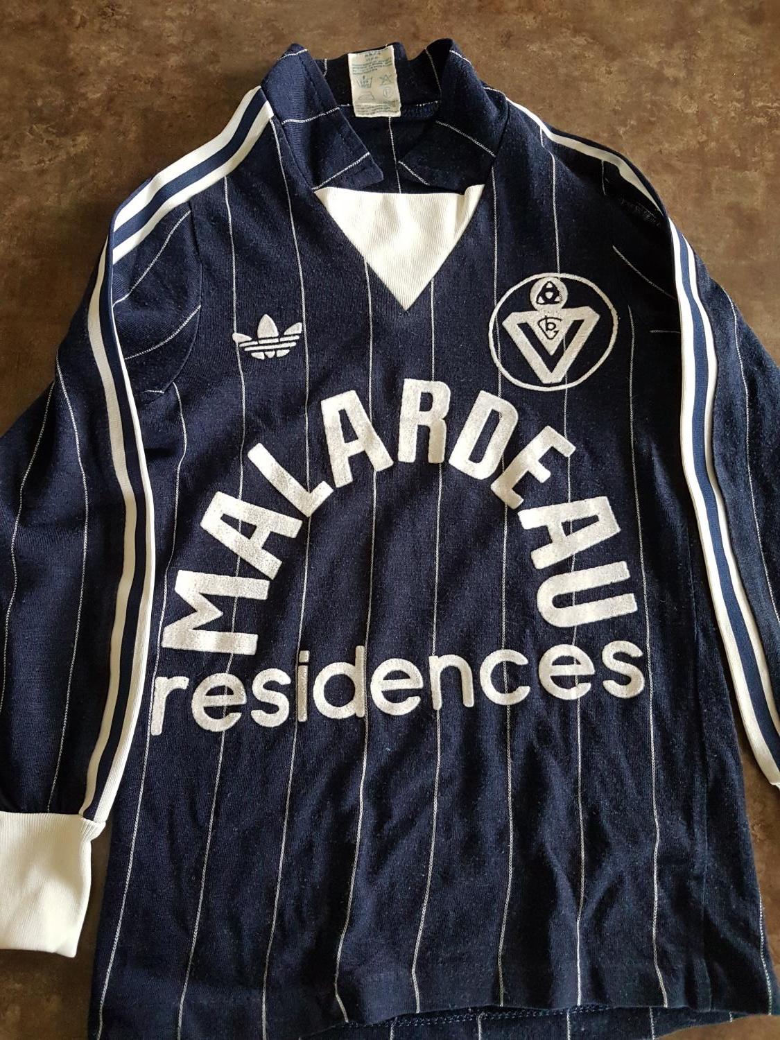 maillot équipe de girondins de bordeaux domicile 1981-1984 pas cher