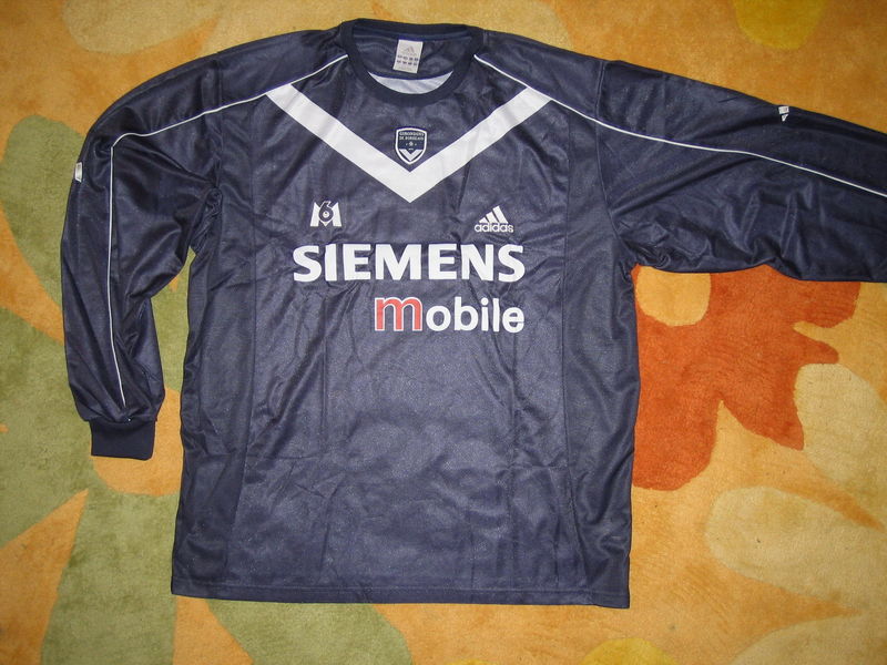 maillot équipe de girondins de bordeaux domicile 2003-2004 pas cher