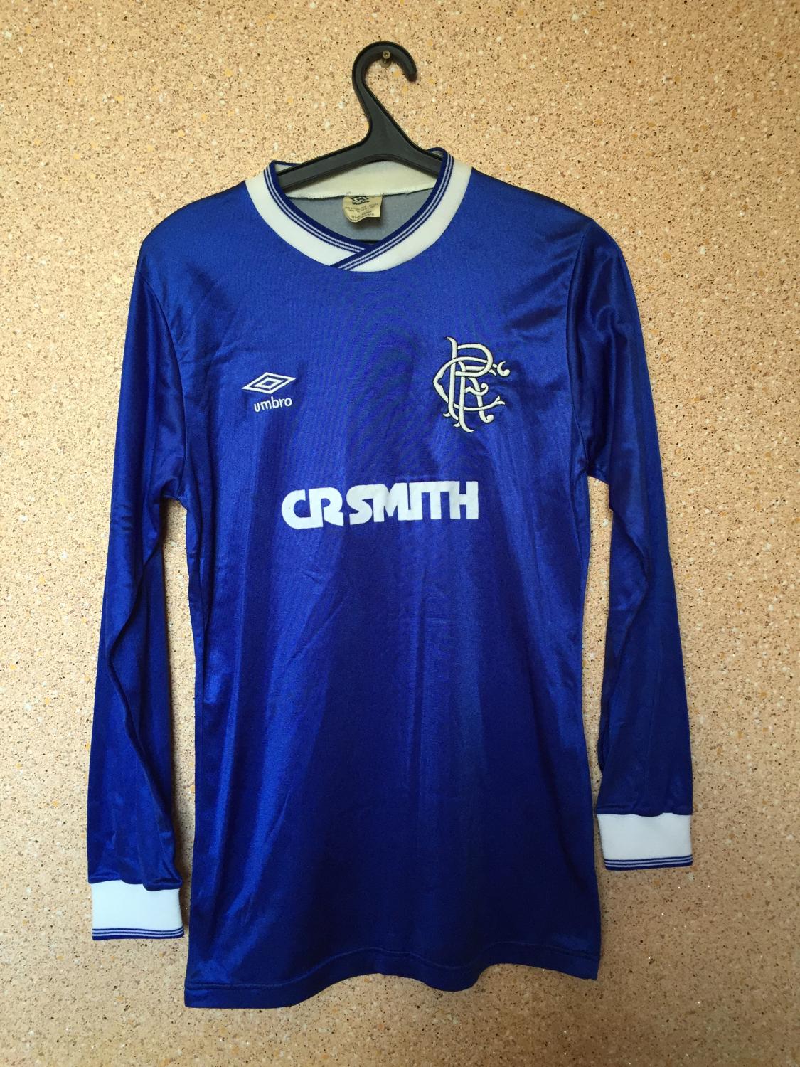 maillot équipe de glasgow rangers domicile 1984-1987 pas cher