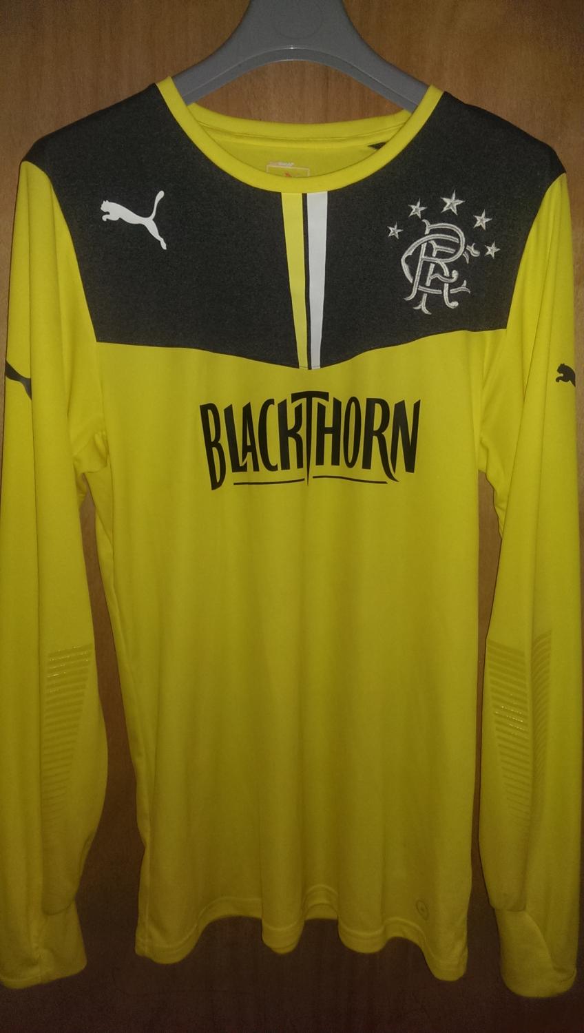 maillot équipe de glasgow rangers gardien 2013-2014 rétro