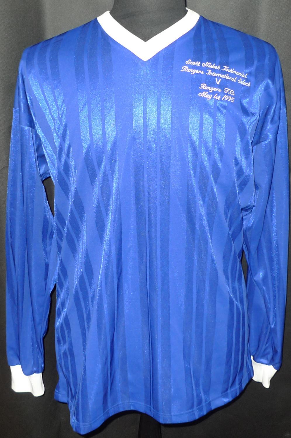 maillot équipe de glasgow rangers particulier 1995 pas cher