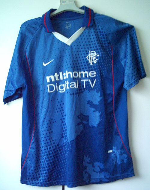 maillot équipe de glasgow rangers particulier 2002-2003 pas cher