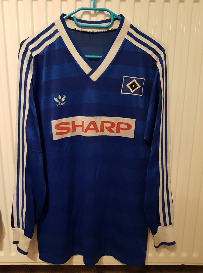 maillot équipe de hambourg sv réplique 1987-1988 pas cher