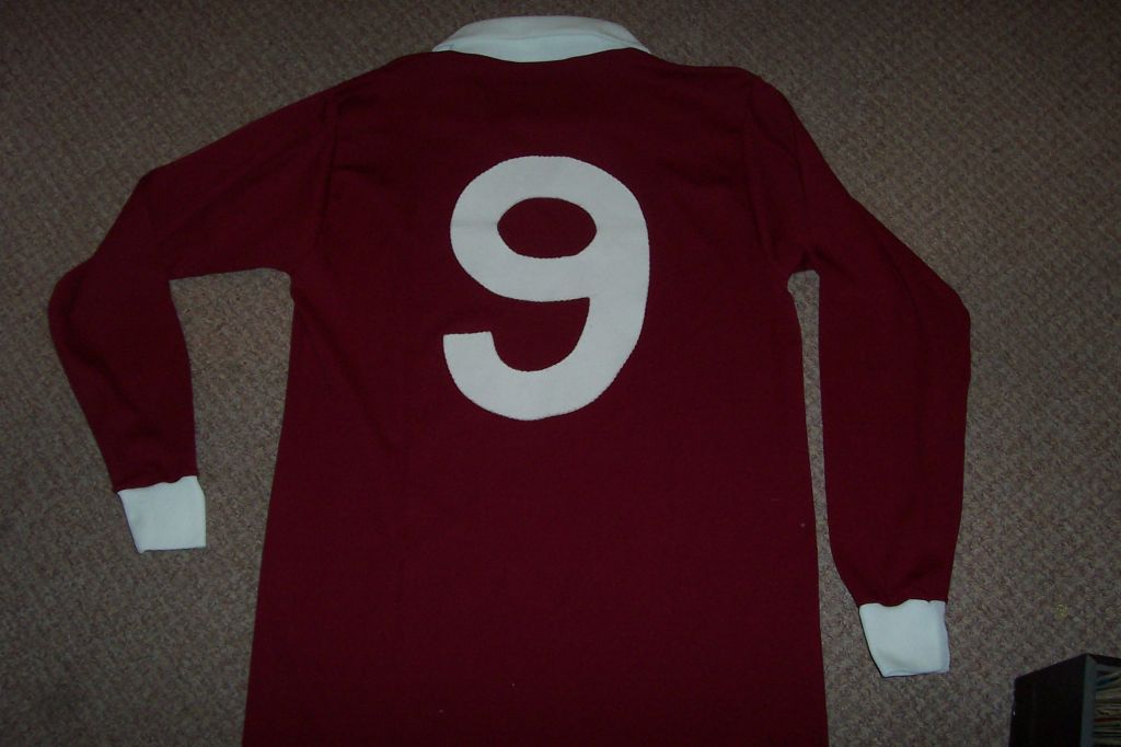 maillot équipe de hearts domicile 1974-1975 rétro