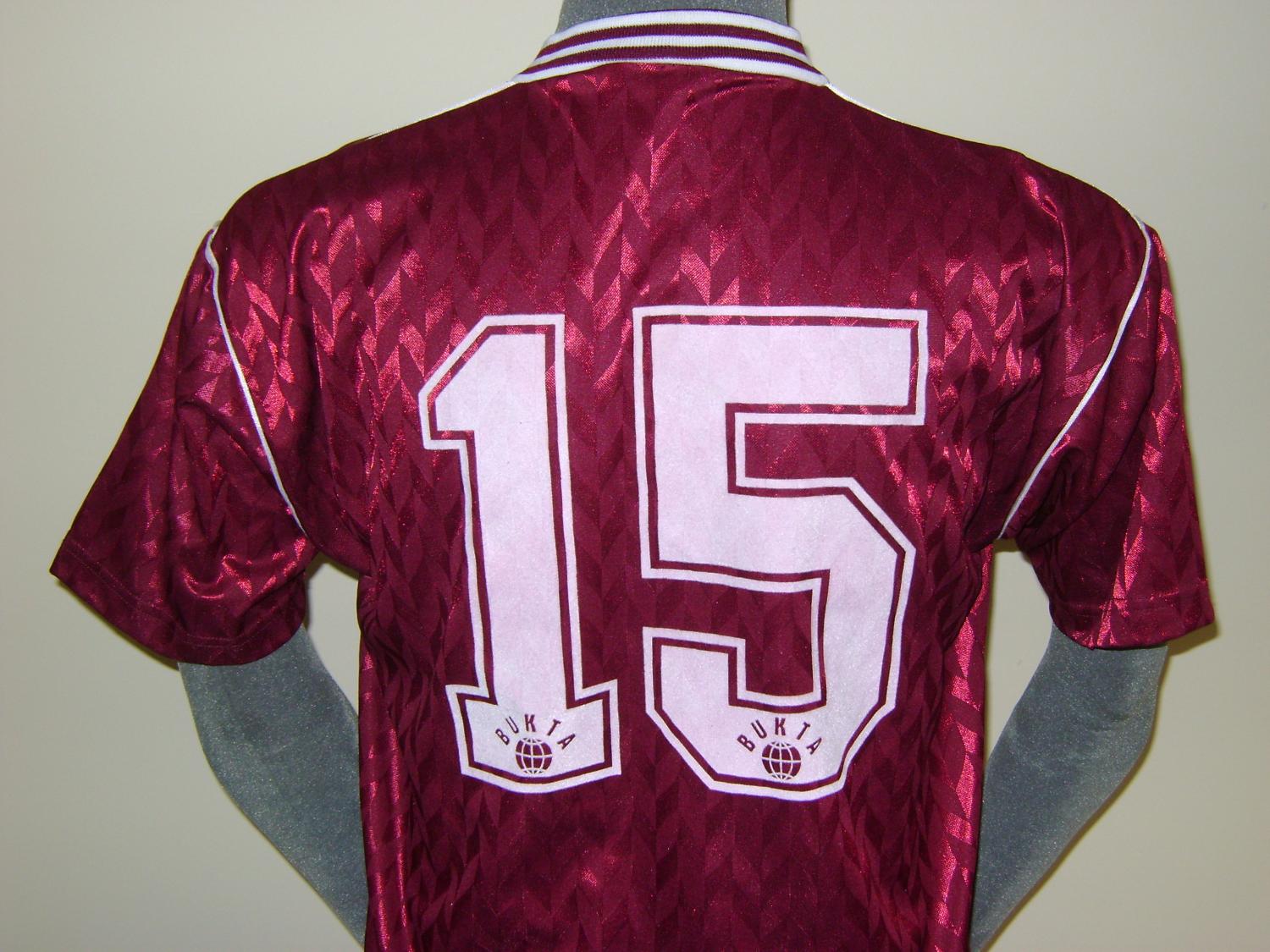 maillot équipe de hearts domicile 1989-1990 rétro