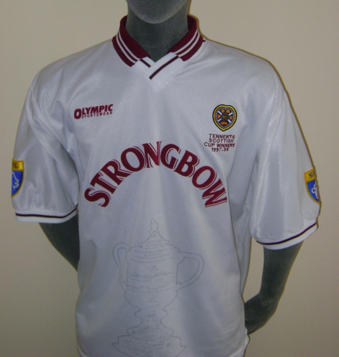 maillot équipe de hearts exterieur 1997-1998 pas cher