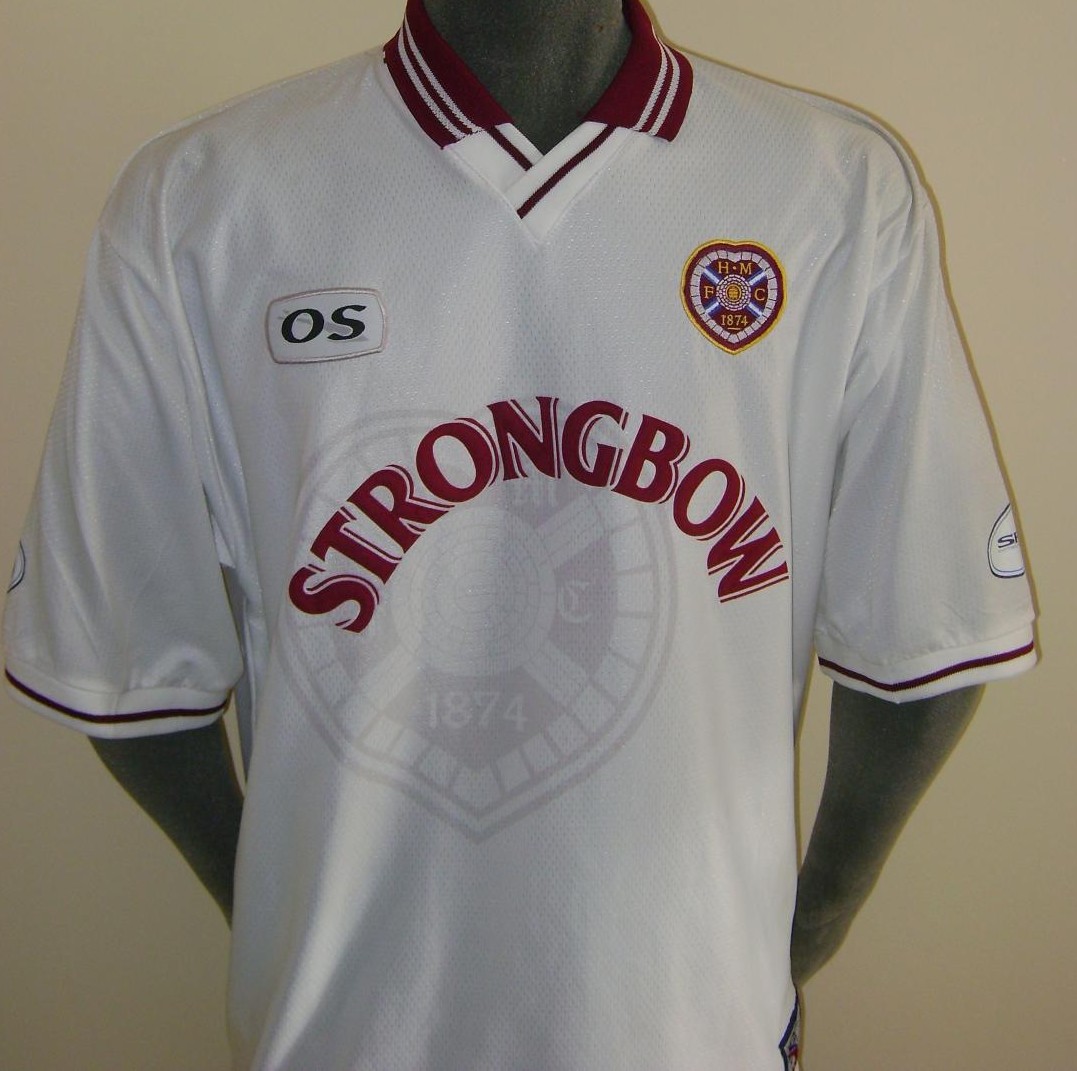 maillot équipe de hearts exterieur 1998-1999 pas cher