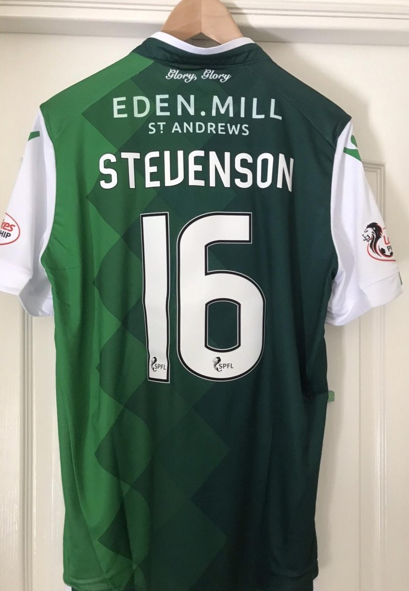 maillot équipe de hibernian fc domicile 2018-2019 pas cher