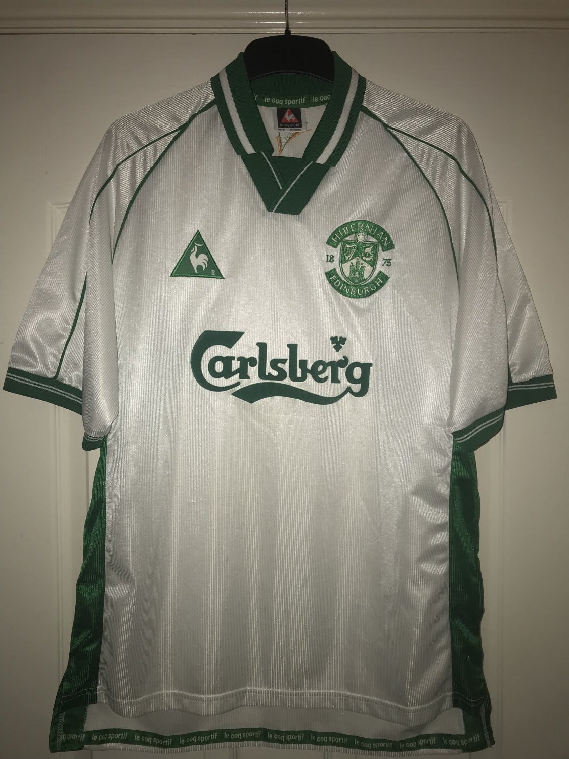 maillot équipe de hibernian fc exterieur 2000-2001 pas cher