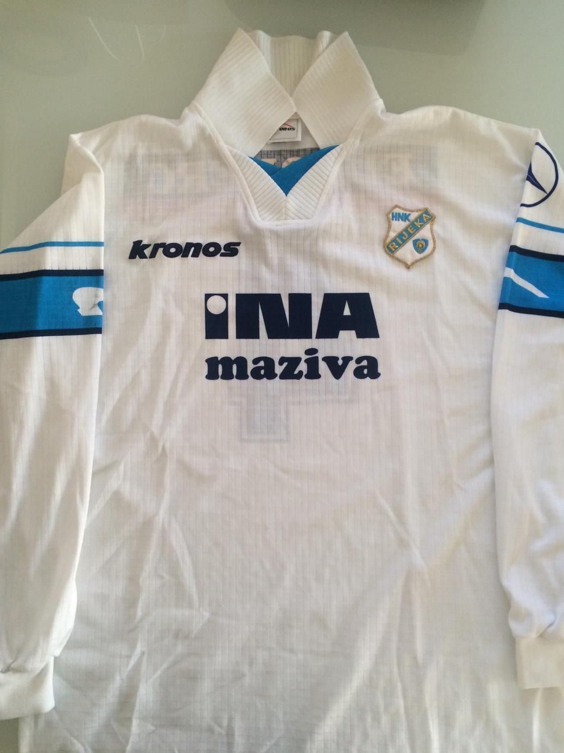 maillot équipe de hnk rijeka domicile 1999-2000 rétro