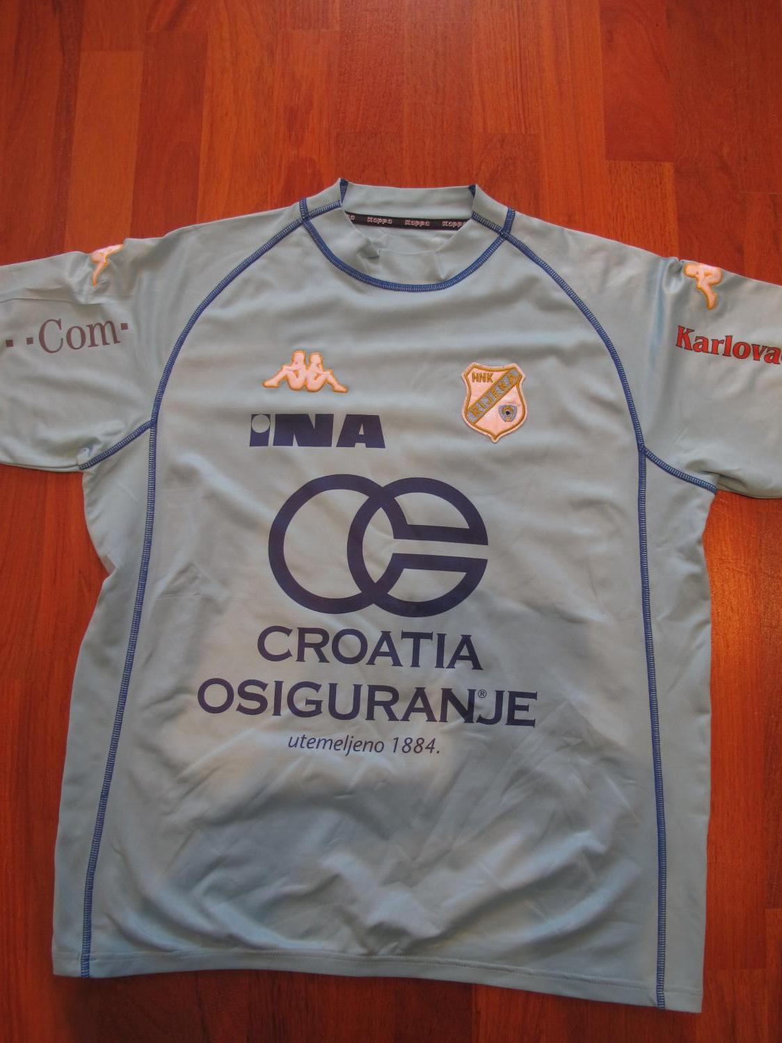 maillot équipe de hnk rijeka exterieur 2006-2007 rétro