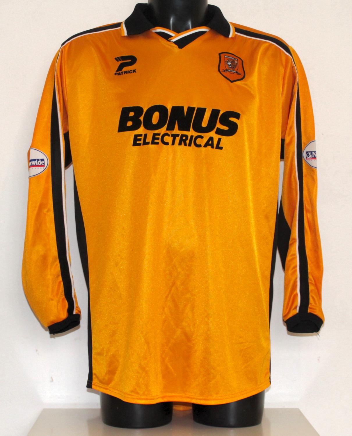 maillot équipe de hull city domicile 2002-2004 pas cher