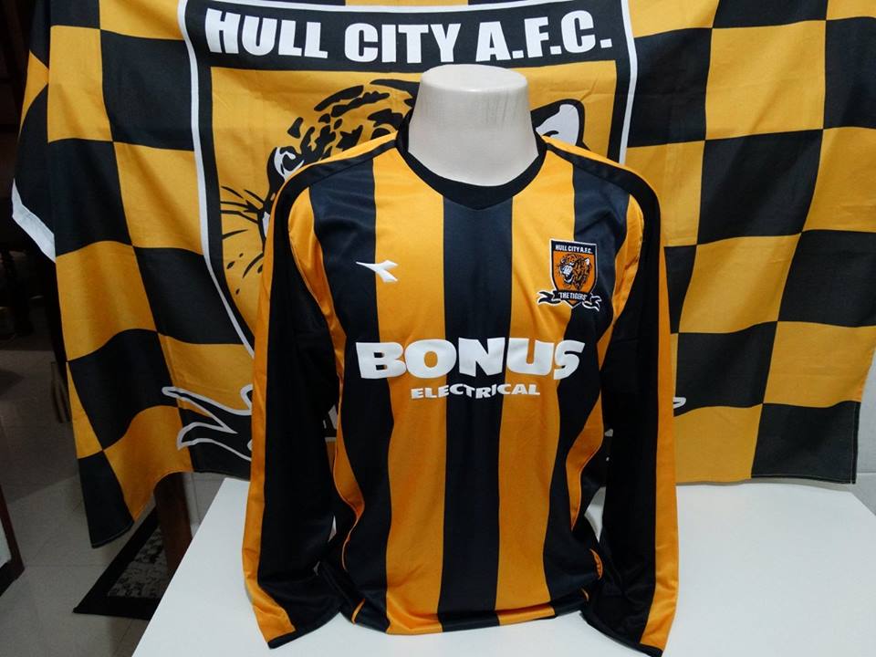 maillot équipe de hull city domicile 2006-2007 rétro