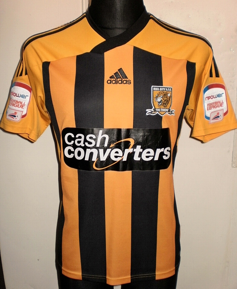 maillot équipe de hull city domicile 2011-2012 rétro