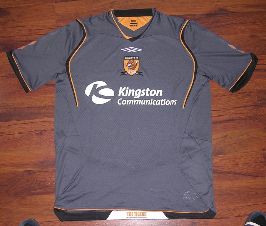 maillot équipe de hull city exterieur 2008-2009 rétro