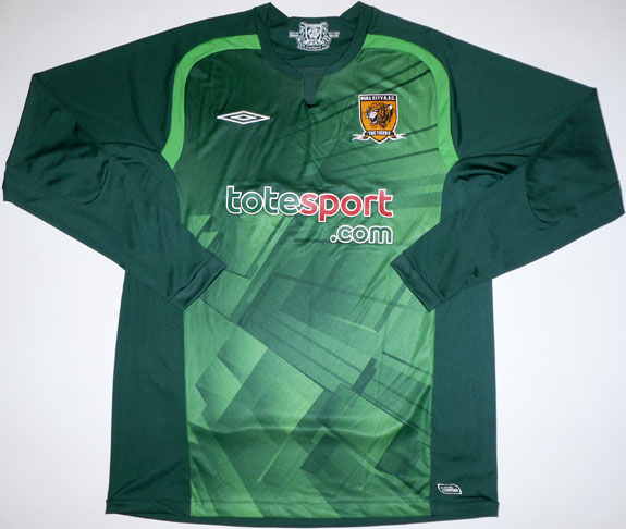 maillot équipe de hull city gardien 2009-2010 rétro