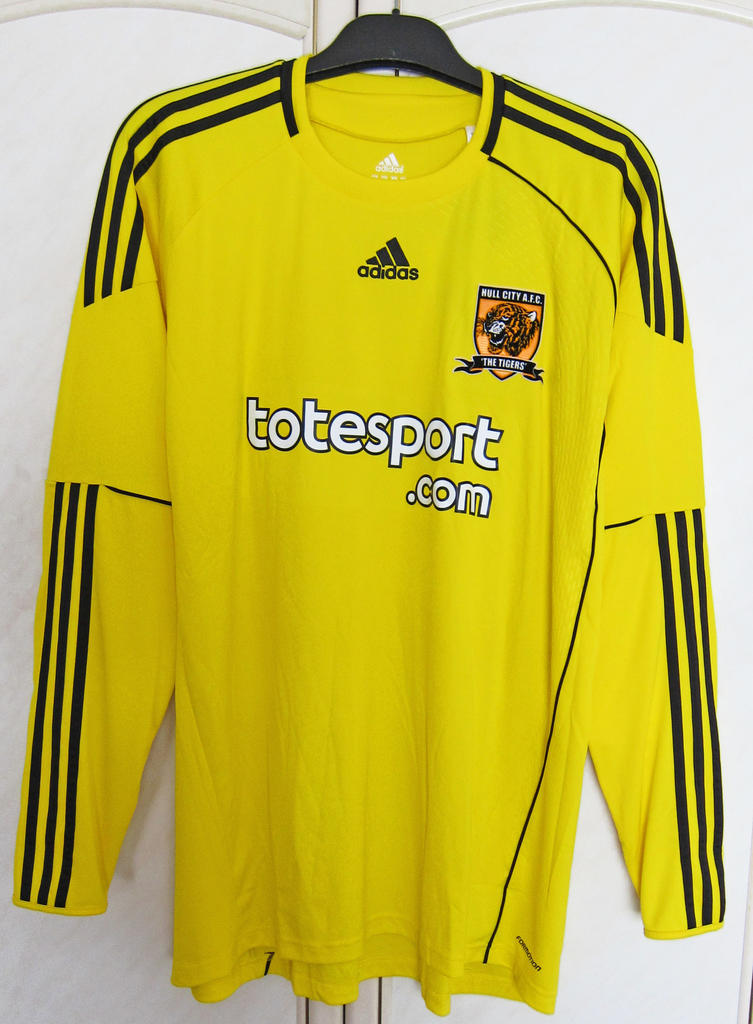 maillot équipe de hull city gardien 2010-2011 rétro