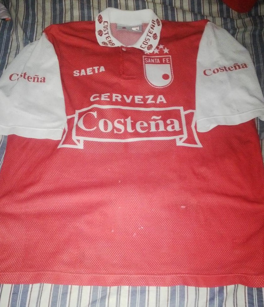 maillot équipe de independiente santa fe domicile 1995 rétro