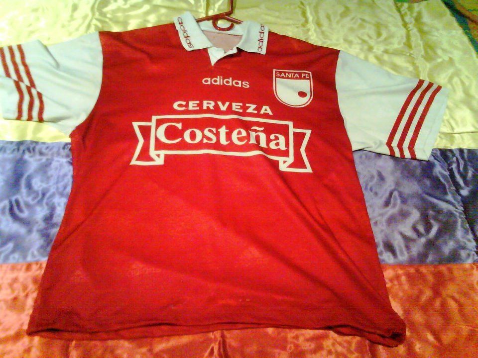 maillot équipe de independiente santa fe domicile 1996 rétro